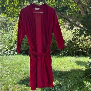 Luxurious Vintage Red Men's Robe